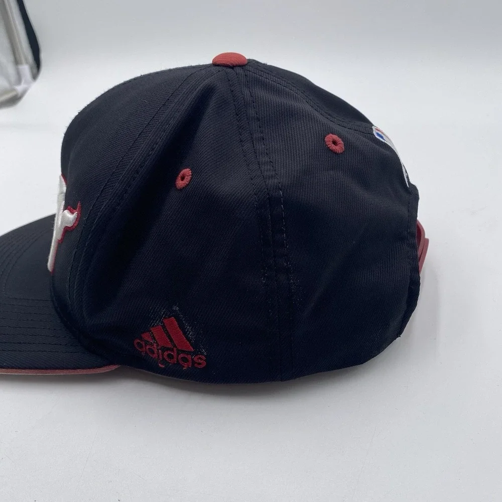 Miami Heat Hat‎ Throwback Adidas SnapBack Spellout Black Cleaned